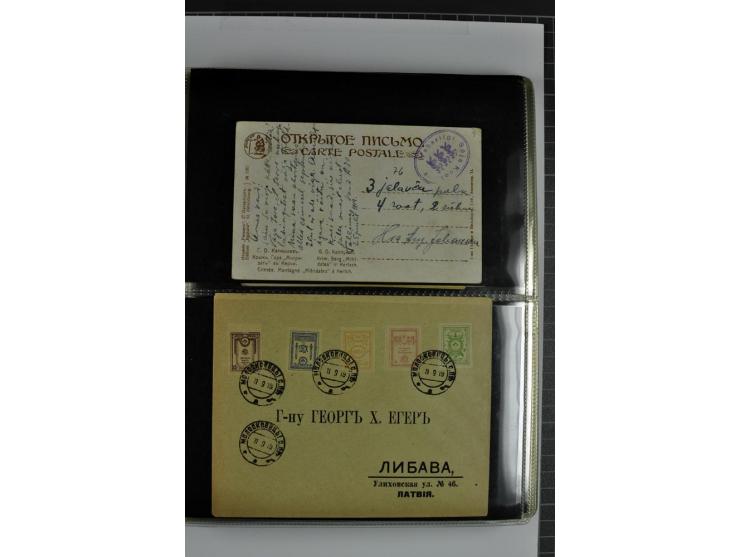 1918/41, rund 150 Briefe und Karten, dabei Feldpost Freiheitskrieg 1918/20, provisorische Stempel, Reco, Zensur, Flugpostbrie