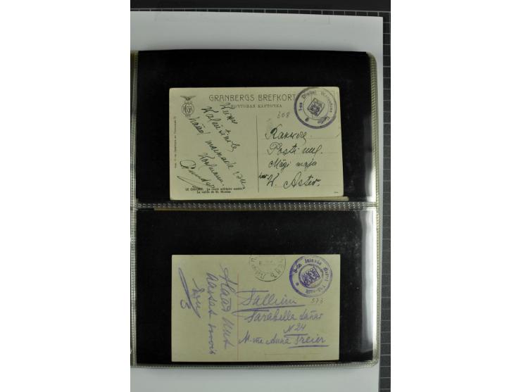 1918/41, rund 150 Briefe und Karten, dabei Feldpost Freiheitskrieg 1918/20, provisorische Stempel, Reco, Zensur, Flugpostbrie