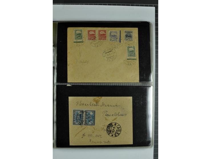 1918/41, rund 150 Briefe und Karten, dabei Feldpost Freiheitskrieg 1918/20, provisorische Stempel, Reco, Zensur, Flugpostbrie