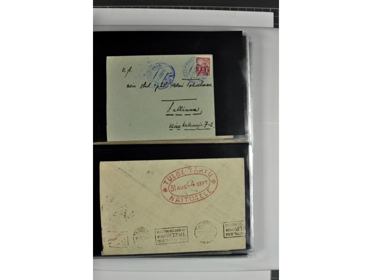 1918/41, rund 150 Briefe und Karten, dabei Feldpost Freiheitskrieg 1918/20, provisorische Stempel, Reco, Zensur, Flugpostbrie