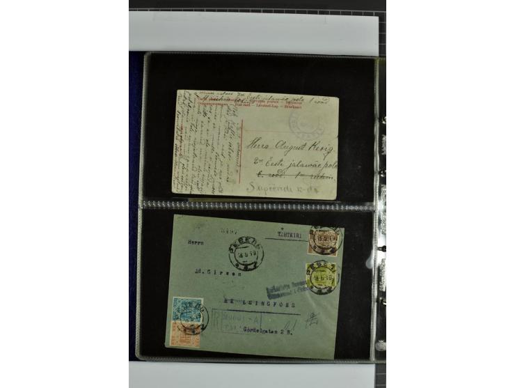 1918/41, rund 150 Briefe und Karten, dabei Feldpost Freiheitskrieg 1918/20, provisorische Stempel, Reco, Zensur, Flugpostbrie
