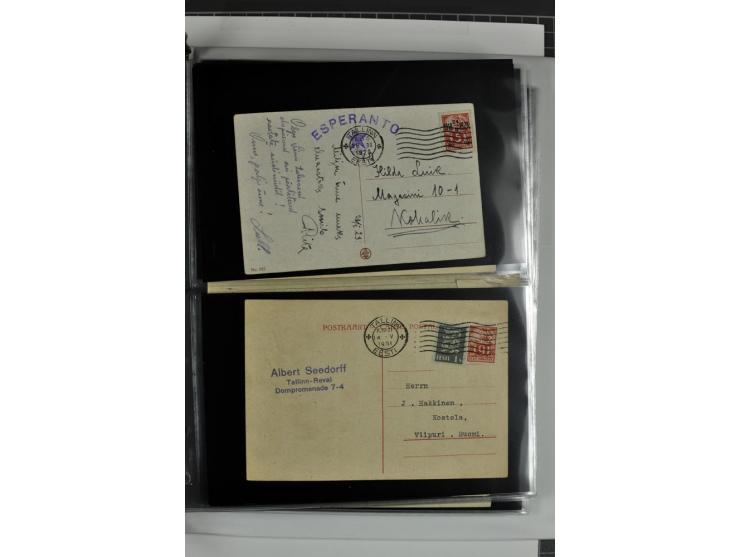 1918/41, rund 150 Briefe und Karten, dabei Feldpost Freiheitskrieg 1918/20, provisorische Stempel, Reco, Zensur, Flugpostbrie