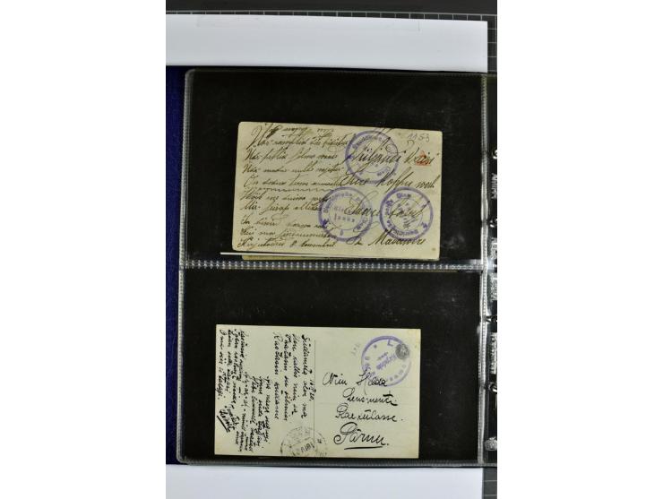 1918/41, rund 150 Briefe und Karten, dabei Feldpost Freiheitskrieg 1918/20, provisorische Stempel, Reco, Zensur, Flugpostbrie