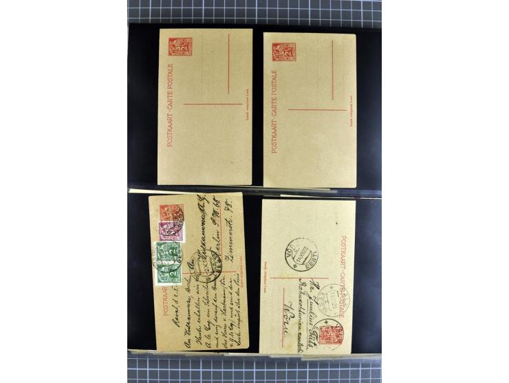 1923/40, Ganzsachensammlung ungebraucht und gestempelt, in beiden Erhaltungen gesammelt, dabei DuB1 ungebraucht und gestempel