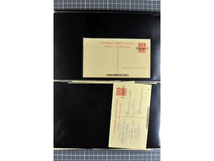 1923/40, Ganzsachensammlung ungebraucht und gestempelt, in beiden Erhaltungen gesammelt, dabei DuB1 ungebraucht und gestempel