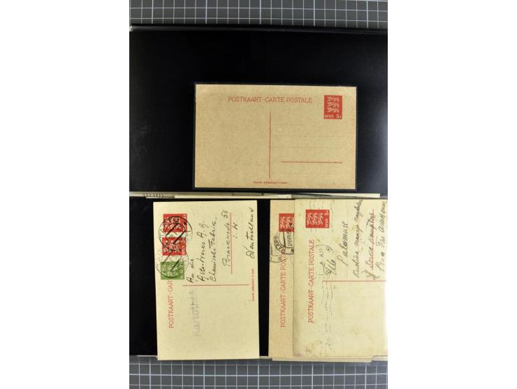 1923/40, Ganzsachensammlung ungebraucht und gestempelt, in beiden Erhaltungen gesammelt, dabei DuB1 ungebraucht und gestempel