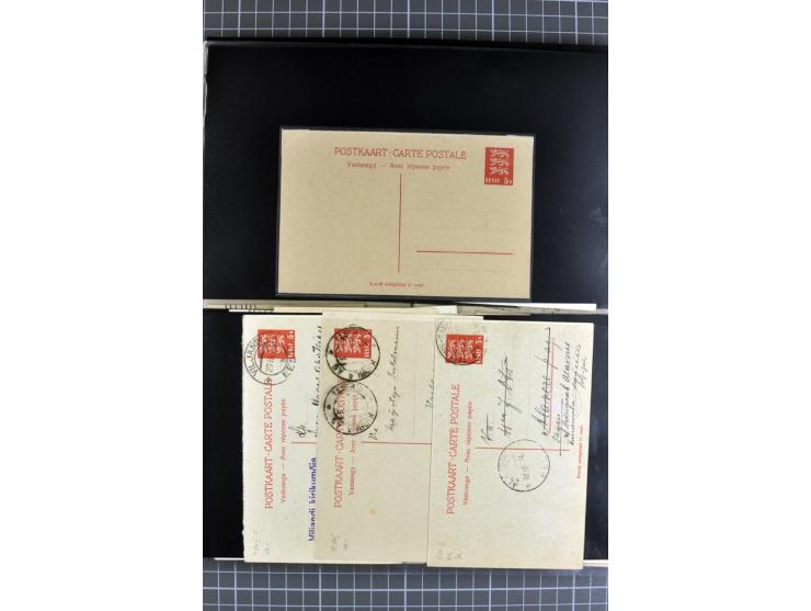 1923/40, Ganzsachensammlung ungebraucht und gestempelt, in beiden Erhaltungen gesammelt, dabei DuB1 ungebraucht und gestempel