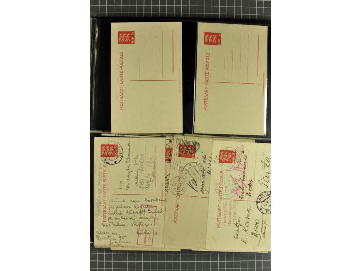 1923/40, Ganzsachensammlung ungebraucht und gestempelt, in beiden Erhaltungen gesammelt, dabei DuB1 ungebraucht und gestempel
