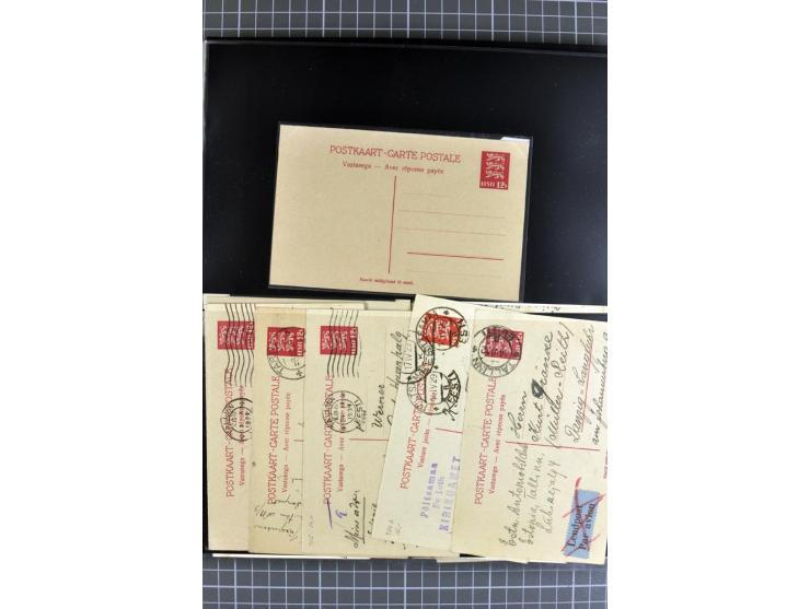 1923/40, Ganzsachensammlung ungebraucht und gestempelt, in beiden Erhaltungen gesammelt, dabei DuB1 ungebraucht und gestempel