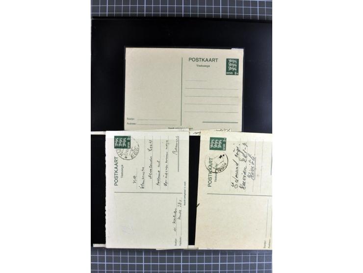 1923/40, Ganzsachensammlung ungebraucht und gestempelt, in beiden Erhaltungen gesammelt, dabei DuB1 ungebraucht und gestempel