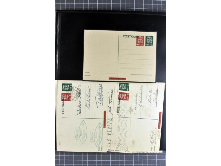 1923/40, Ganzsachensammlung ungebraucht und gestempelt, in beiden Erhaltungen gesammelt, dabei DuB1 ungebraucht und gestempel