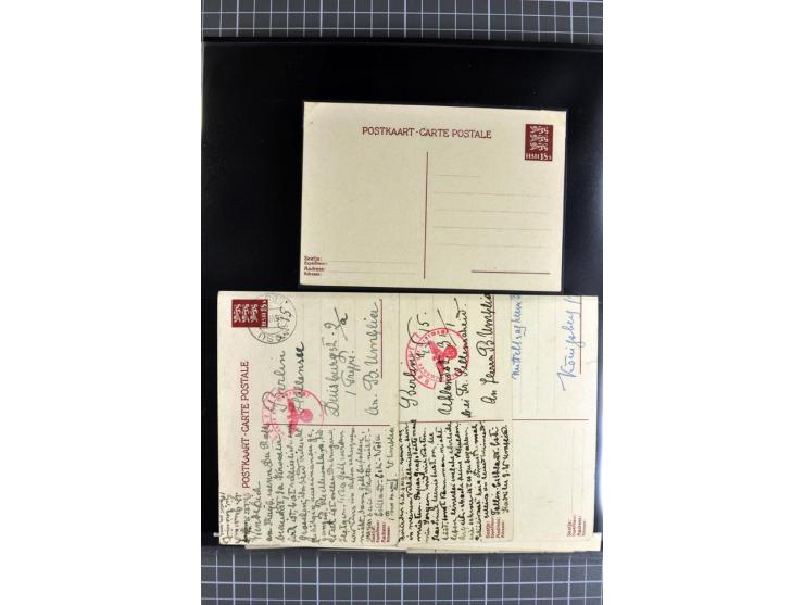 1923/40, Ganzsachensammlung ungebraucht und gestempelt, in beiden Erhaltungen gesammelt, dabei DuB1 ungebraucht und gestempel