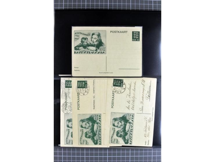 1923/40, Ganzsachensammlung ungebraucht und gestempelt, in beiden Erhaltungen gesammelt, dabei DuB1 ungebraucht und gestempel