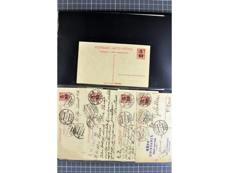 1923/40, Ganzsachensammlung ungebraucht und gestempelt, in beiden Erhaltungen gesammelt, dabei DuB1 ungebraucht und gestempel