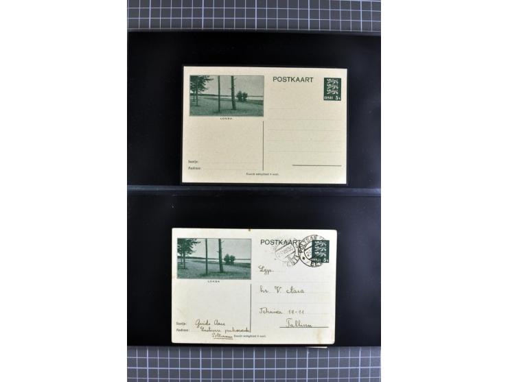 1923/40, Ganzsachensammlung ungebraucht und gestempelt, in beiden Erhaltungen gesammelt, dabei DuB1 ungebraucht und gestempel