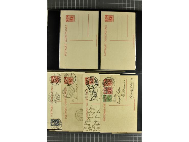 1923/40, Ganzsachensammlung ungebraucht und gestempelt, in beiden Erhaltungen gesammelt, dabei DuB1 ungebraucht und gestempel