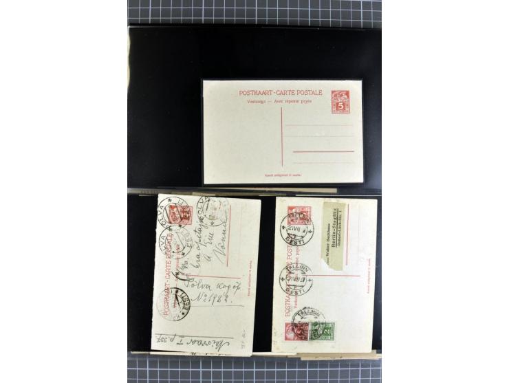 1923/40, Ganzsachensammlung ungebraucht und gestempelt, in beiden Erhaltungen gesammelt, dabei DuB1 ungebraucht und gestempel