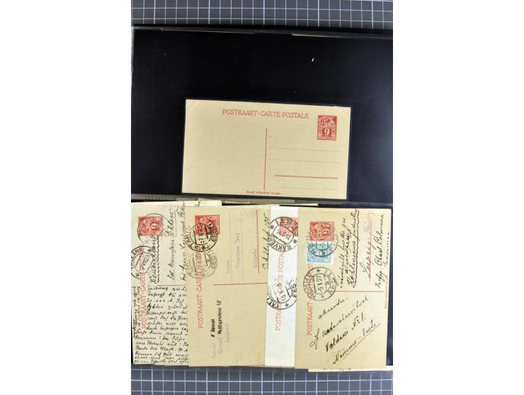1923/40, Ganzsachensammlung ungebraucht und gestempelt, in beiden Erhaltungen gesammelt, dabei DuB1 ungebraucht und gestempel