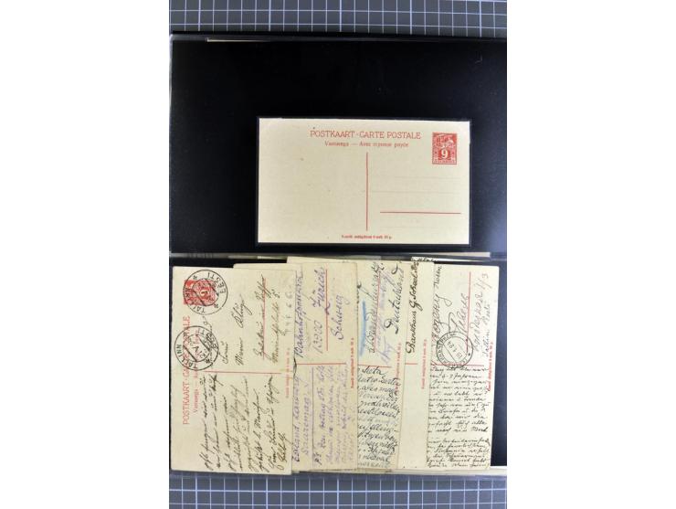 1923/40, Ganzsachensammlung ungebraucht und gestempelt, in beiden Erhaltungen gesammelt, dabei DuB1 ungebraucht und gestempel