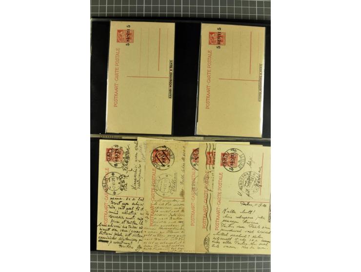1923/40, Ganzsachensammlung ungebraucht und gestempelt, in beiden Erhaltungen gesammelt, dabei DuB1 ungebraucht und gestempel