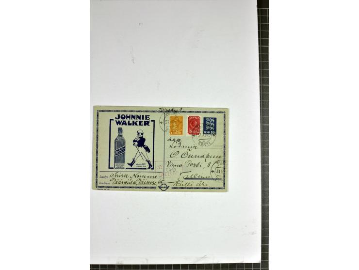 1937, PARO-Kartenbriefe, 12 Stück gebraucht, dabei Ersttagsstempel und Letzttagsstempel (als Reco), mit und ohne Inlets, dazu
