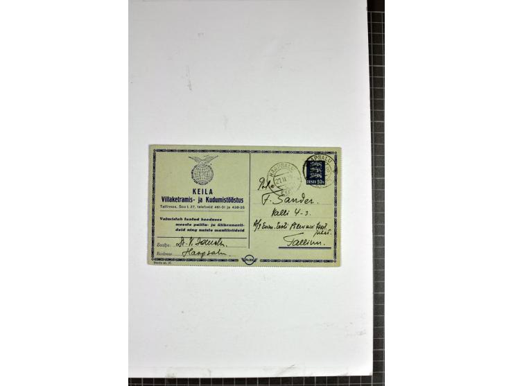 1937, PARO-Kartenbriefe, 12 Stück gebraucht, dabei Ersttagsstempel und Letzttagsstempel (als Reco), mit und ohne Inlets, dazu