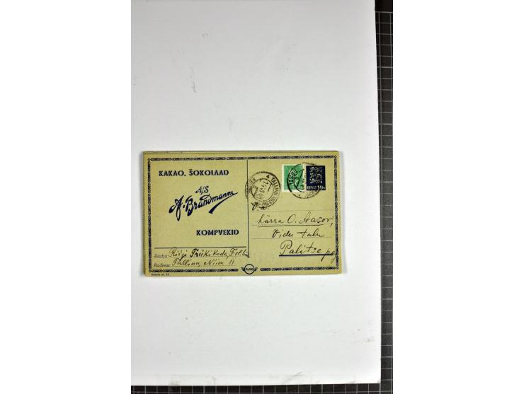 1937, PARO-Kartenbriefe, 12 Stück gebraucht, dabei Ersttagsstempel und Letzttagsstempel (als Reco), mit und ohne Inlets, dazu