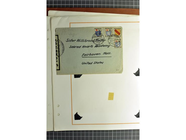 1849/1960 (ca.), interessanter Sammlungsbestand mit viel Klassik, dabei u.a. schöner Brief mit Ceres 1 Fr. u. 25 C. nach Mexi