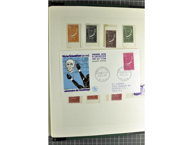 1849/1960 (ca.), interessanter Sammlungsbestand mit viel Klassik, dabei u.a. schöner Brief mit Ceres 1 Fr. u. 25 C. nach Mexi
