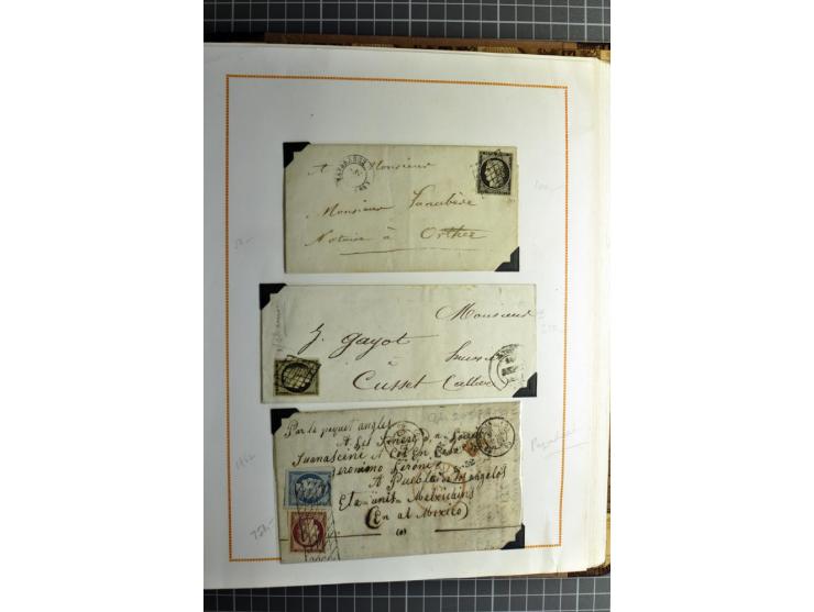 1849/1960 (ca.), interessanter Sammlungsbestand mit viel Klassik, dabei u.a. schöner Brief mit Ceres 1 Fr. u. 25 C. nach Mexi