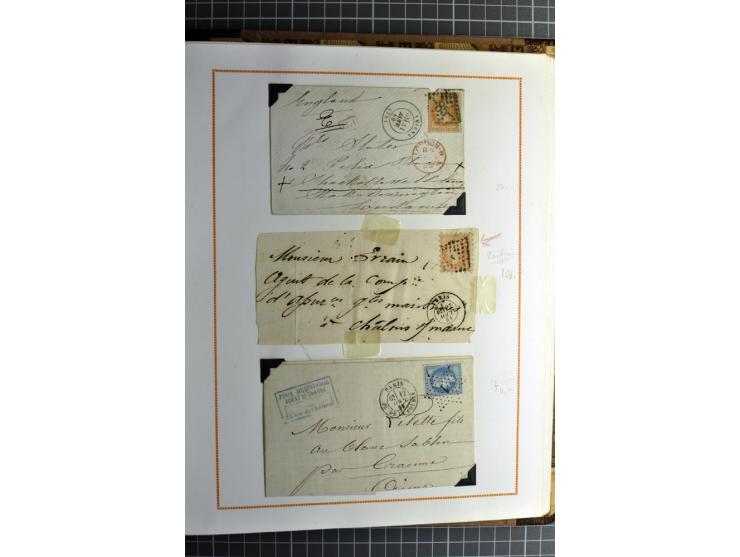 1849/1960 (ca.), interessanter Sammlungsbestand mit viel Klassik, dabei u.a. schöner Brief mit Ceres 1 Fr. u. 25 C. nach Mexi