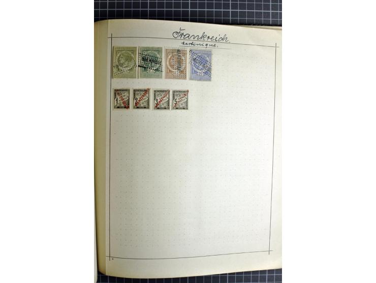 1849/1960 (ca.), interessanter Sammlungsbestand mit viel Klassik, dabei u.a. schöner Brief mit Ceres 1 Fr. u. 25 C. nach Mexi