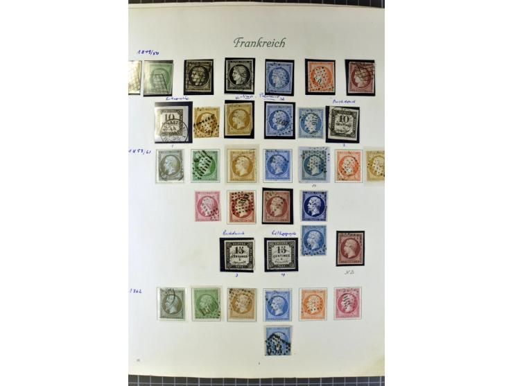1849/1980, postfrische, ungebrauchte und gestempelte reichhaltige Sammlung mit u.a. Mi.-Nr. 1, 2, 5, 7, 8, 17, 32, 128-35, Bl