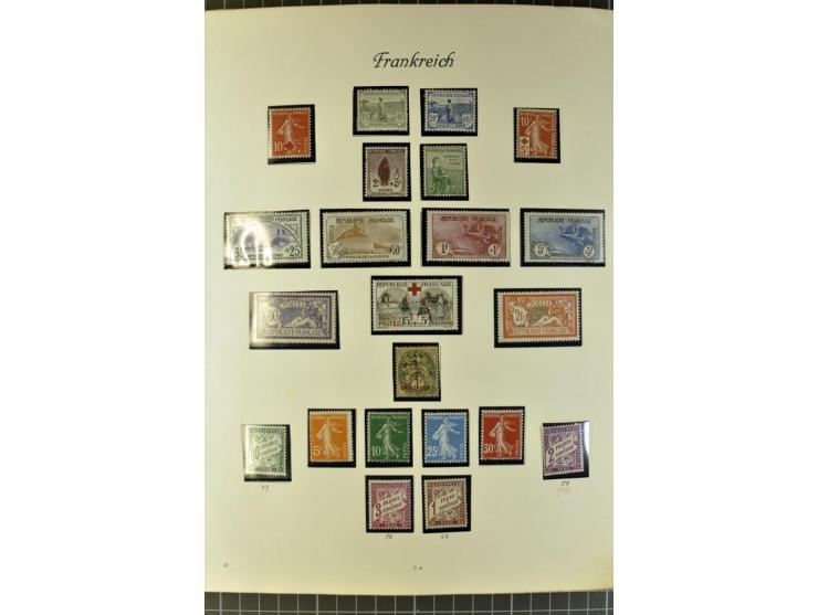 1849/1980, postfrische, ungebrauchte und gestempelte reichhaltige Sammlung mit u.a. Mi.-Nr. 1, 2, 5, 7, 8, 17, 32, 128-35, Bl