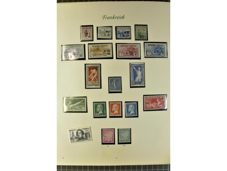 1849/1980, postfrische, ungebrauchte und gestempelte reichhaltige Sammlung mit u.a. Mi.-Nr. 1, 2, 5, 7, 8, 17, 32, 128-35, Bl