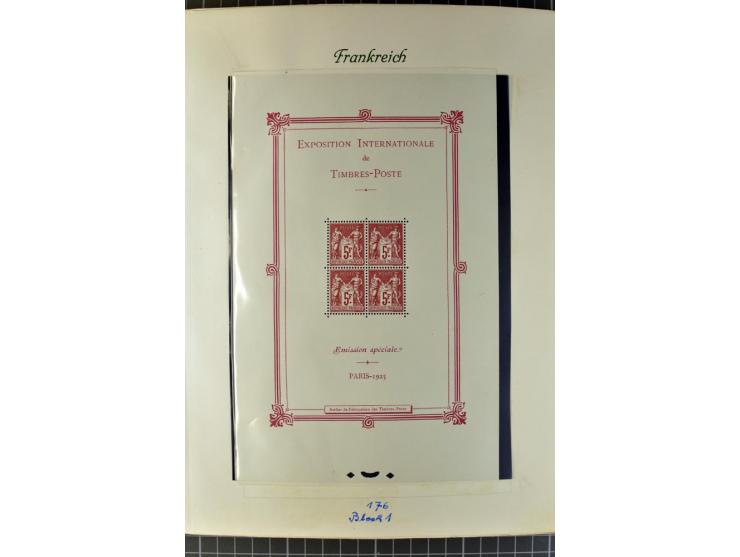 1849/1980, postfrische, ungebrauchte und gestempelte reichhaltige Sammlung mit u.a. Mi.-Nr. 1, 2, 5, 7, 8, 17, 32, 128-35, Bl