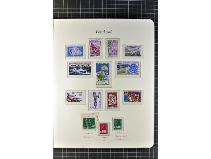 1849/1980, postfrische, ungebrauchte und gestempelte reichhaltige Sammlung mit u.a. Mi.-Nr. 1, 2, 5, 7, 8, 17, 32, 128-35, Bl