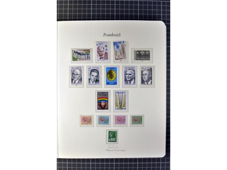 1849/1980, postfrische, ungebrauchte und gestempelte reichhaltige Sammlung mit u.a. Mi.-Nr. 1, 2, 5, 7, 8, 17, 32, 128-35, Bl