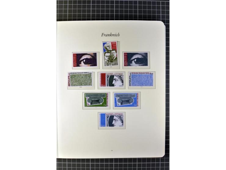 1849/1980, postfrische, ungebrauchte und gestempelte reichhaltige Sammlung mit u.a. Mi.-Nr. 1, 2, 5, 7, 8, 17, 32, 128-35, Bl