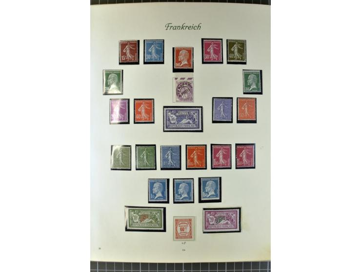 1849/1980, postfrische, ungebrauchte und gestempelte reichhaltige Sammlung mit u.a. Mi.-Nr. 1, 2, 5, 7, 8, 17, 32, 128-35, Bl