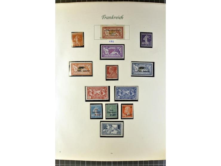 1849/1980, postfrische, ungebrauchte und gestempelte reichhaltige Sammlung mit u.a. Mi.-Nr. 1, 2, 5, 7, 8, 17, 32, 128-35, Bl