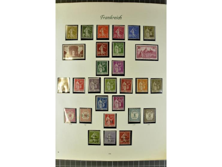 1849/1980, postfrische, ungebrauchte und gestempelte reichhaltige Sammlung mit u.a. Mi.-Nr. 1, 2, 5, 7, 8, 17, 32, 128-35, Bl
