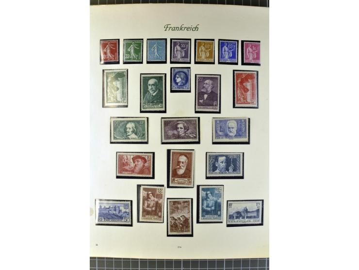 1849/1980, postfrische, ungebrauchte und gestempelte reichhaltige Sammlung mit u.a. Mi.-Nr. 1, 2, 5, 7, 8, 17, 32, 128-35, Bl