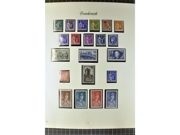 1849/1980, postfrische, ungebrauchte und gestempelte reichhaltige Sammlung mit u.a. Mi.-Nr. 1, 2, 5, 7, 8, 17, 32, 128-35, Bl