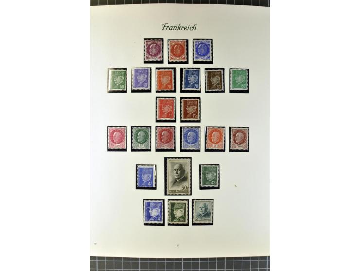 1849/1980, postfrische, ungebrauchte und gestempelte reichhaltige Sammlung mit u.a. Mi.-Nr. 1, 2, 5, 7, 8, 17, 32, 128-35, Bl