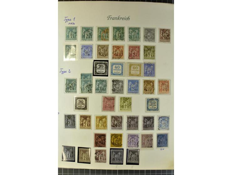 1849/1980, postfrische, ungebrauchte und gestempelte reichhaltige Sammlung mit u.a. Mi.-Nr. 1, 2, 5, 7, 8, 17, 32, 128-35, Bl