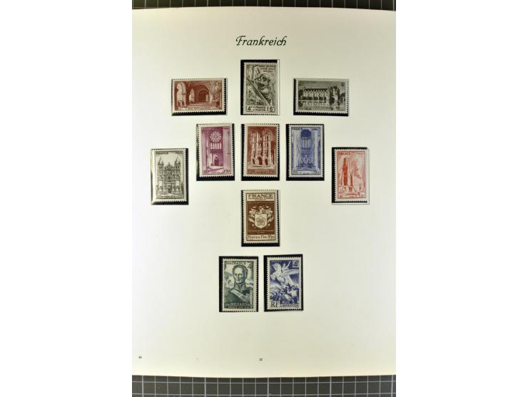1849/1980, postfrische, ungebrauchte und gestempelte reichhaltige Sammlung mit u.a. Mi.-Nr. 1, 2, 5, 7, 8, 17, 32, 128-35, Bl