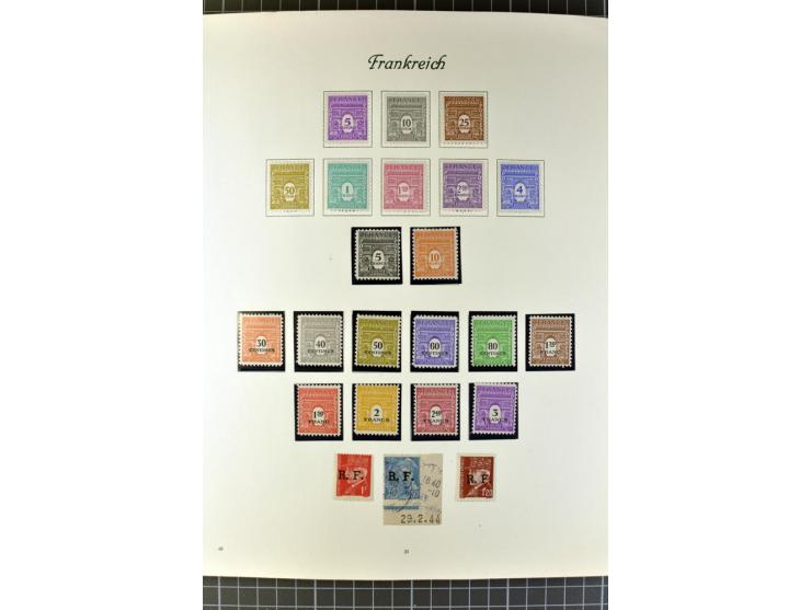1849/1980, postfrische, ungebrauchte und gestempelte reichhaltige Sammlung mit u.a. Mi.-Nr. 1, 2, 5, 7, 8, 17, 32, 128-35, Bl