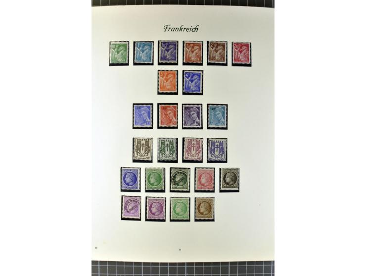 1849/1980, postfrische, ungebrauchte und gestempelte reichhaltige Sammlung mit u.a. Mi.-Nr. 1, 2, 5, 7, 8, 17, 32, 128-35, Bl