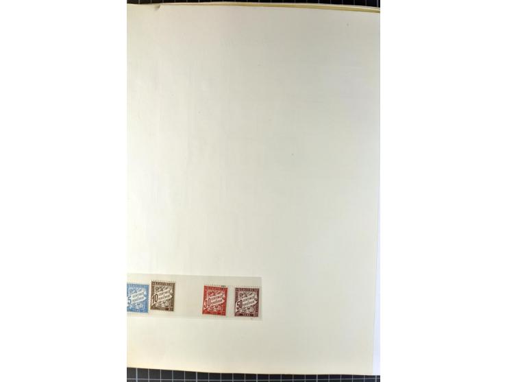 1849/1980, postfrische, ungebrauchte und gestempelte reichhaltige Sammlung mit u.a. Mi.-Nr. 1, 2, 5, 7, 8, 17, 32, 128-35, Bl